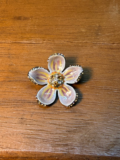 JAY STRONGWATER FLOWER BROOCH