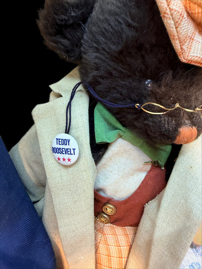 TEDDY B & TEDDY G ROOSEVELT TEDDY BEARS