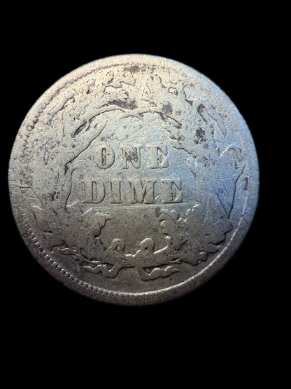 USA 1890 SEATED LIBERTY SILVER DIME