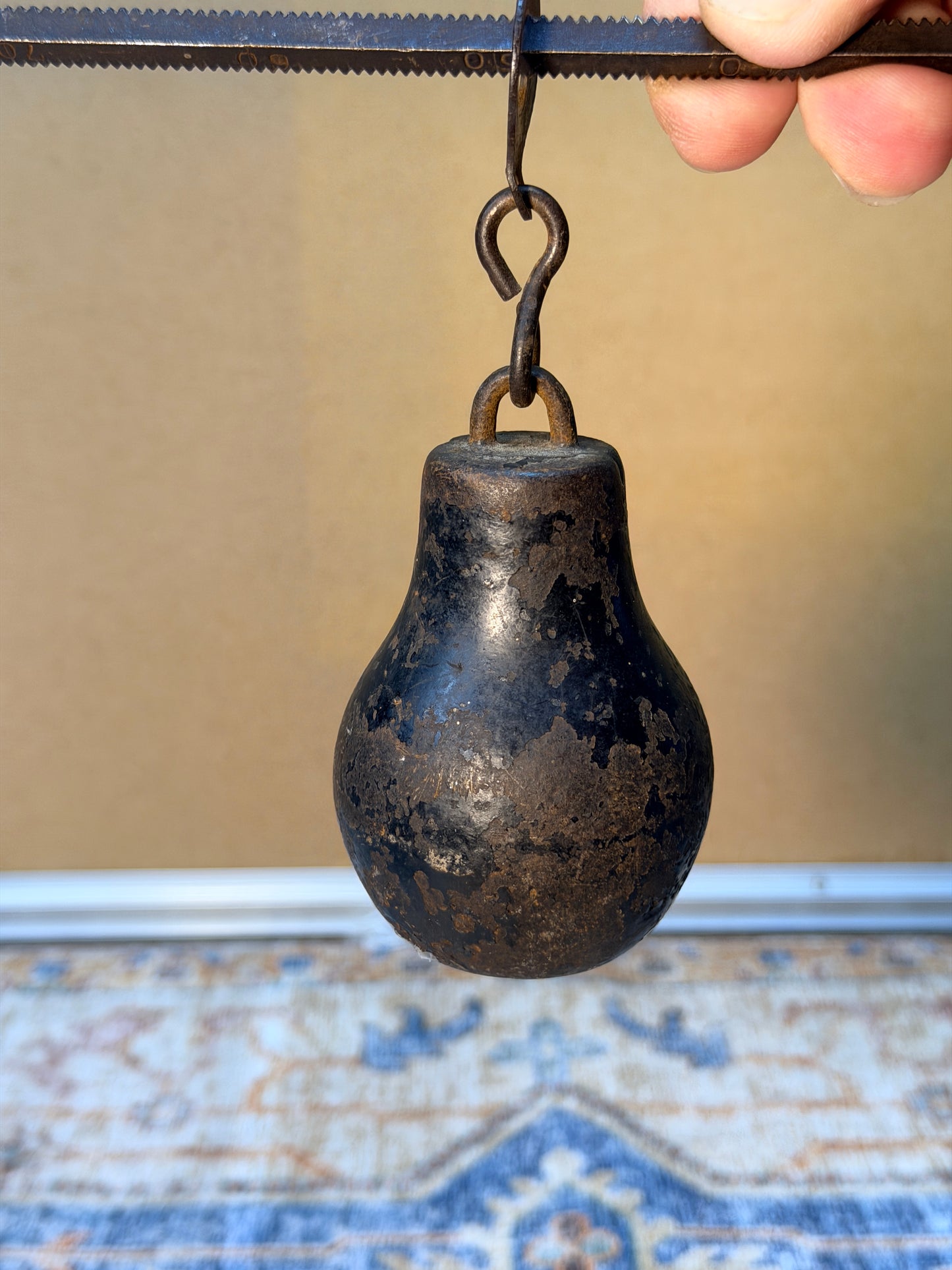 ANTIQUE HANGING BALANCE BEAM SCALE