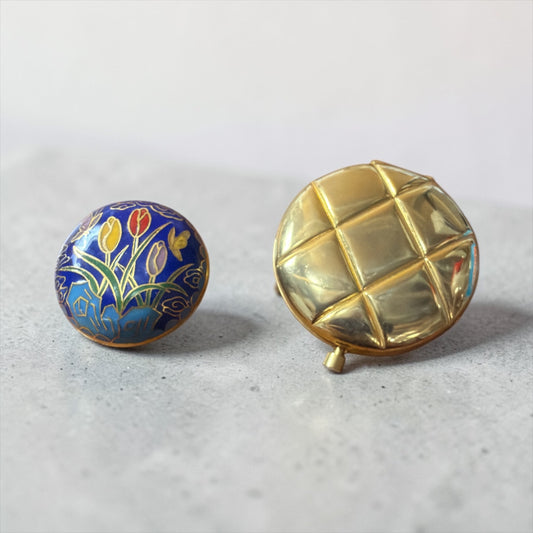 COMPACT AND CLOISONNE BOX